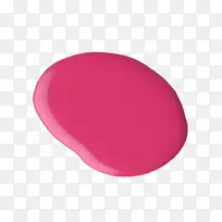 椭圆形粉红m型设计