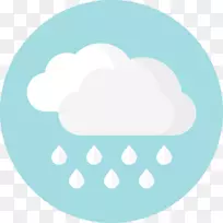 气象站气象学雨天图-天气图