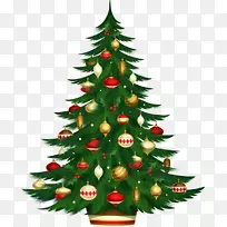 圣诞树蜡烛圣诞节和节日圣诞装饰品-圣诞树