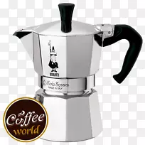 莫卡咖啡壶浓缩咖啡机咖啡意大利料理-咖啡