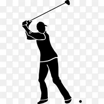 高尔夫俱乐部职业高尔夫球手剪贴画-高尔夫