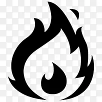 计算机图标符号火焰符号