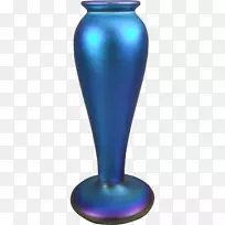 钴蓝玻璃花瓶