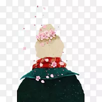 艺术绘画智人-人