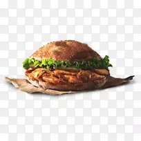 烤肉串鲑鱼汉堡早餐三明治芝士汉堡肉