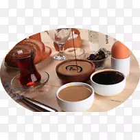 咖啡杯土耳其咖啡早餐黑饮料-早餐