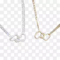 项链、珠宝、魅力和吊坠都喜欢银项链。