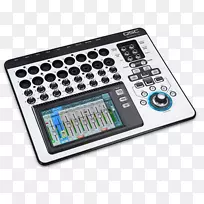 QSC触摸屏数字音频-16音频混频器数字混合控制台触摸屏数字音频