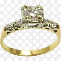 结婚戒指订婚戒指金体珠宝结婚戒指