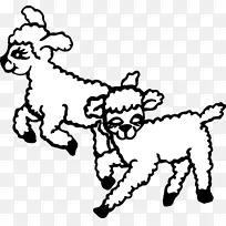 黑头波斯羊电脑图标牲畜剪贴画