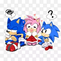 Sonic&Sega全明星竞走声波刺猬艾米升起影子刺猬声波英雄声波刺猬