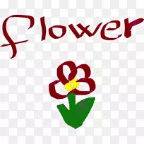 花卉设计切花标志字体设计