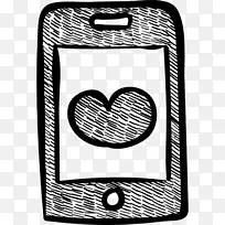 电脑图标电话封装PostScript-iphone
