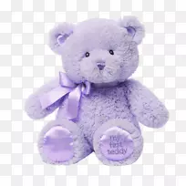 紫色泰迪熊：圣诞故事-甘德毛绒玩具&可爱的玩具-熊