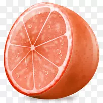 柠檬酸橙饮料电脑图标水果柠檬