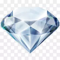 宝石蓝宝石钻石夹艺术.宝石