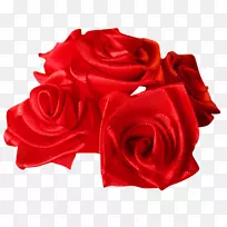 花园玫瑰，人造花，红玫瑰