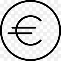 欧元签署货币欧元硬币-欧元