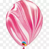 气球派对大理石生日气球