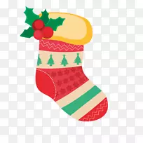 袜子圣诞袜图案-圣诞节