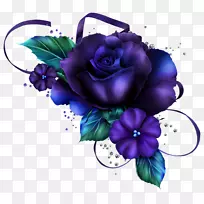 蓝玫瑰桌面壁纸夹艺术-花