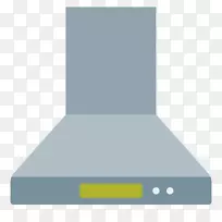 排气罩电脑图标家具厨房-厨房