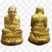 泰国佛像护身符泰国瓦特-黄铜