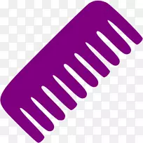 电脑图标梳紫色