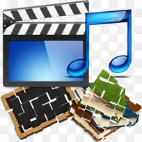 视频文件格式电影电脑图标文档