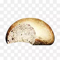 格雷厄姆面包黑麦面包棕色面包食物全麦糖