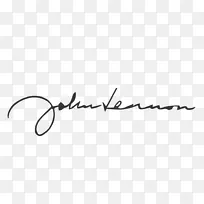 约翰列侬签名盒音乐家披头士的签名