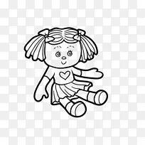 芭比娃娃玩具绘图书-洋娃娃