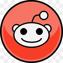 Reddit社交媒体外星蓝色徽标-社交媒体