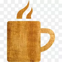 咖啡杯茶电脑图标杯咖啡