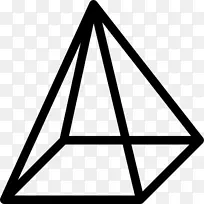 四面体三角形金字塔几何学-三角形