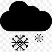 雪花电脑图标符号云雪