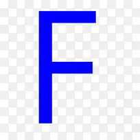 字母电脑图标蓝色剪贴画