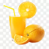 橙汁饮料奶昔