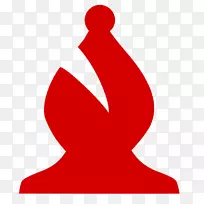 国际象棋棋子主教皇后棋盘-国际象棋