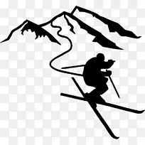 高山滑雪运动-滑雪