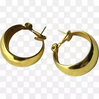 耳环彩色金首饰项链-金
