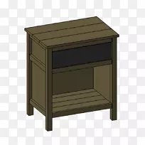 床头柜抽屉家具木工桌