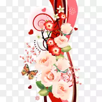 花卉预览剪贴画-花