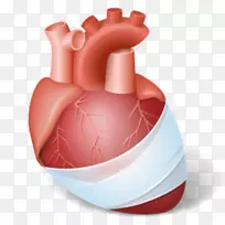 心脏创伤计算机图标-心脏