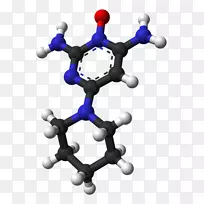 米诺地尔化学配方化合物药物分子-胡须