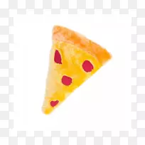 狗玩具，比萨饼，吱吱作响的玩具填充物-狗