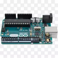 微控制器晶体管电子Arduino双在线封装usb
