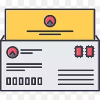 电脑图标信封品牌信封