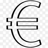 金融货币欧元电脑图标-欧元