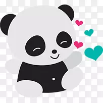 大熊猫红熊猫熊可爱的熊猫插图-熊